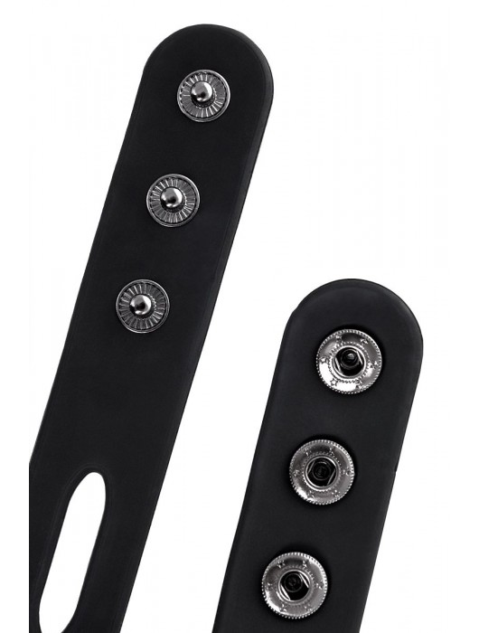 Черная плотная силиконовая маска - ToyFa - купить с доставкой в Ярославле