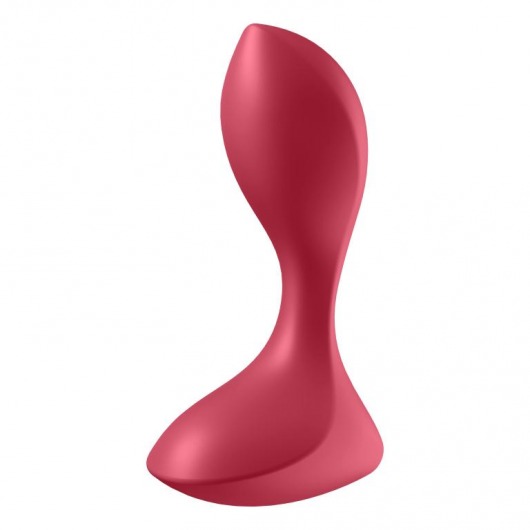 Красный вибромассажёр простаты Satisfyer Backdoor Lover - 14 см. - Satisfyer - в Ярославле купить с доставкой