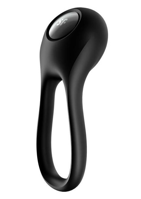Черное эрекционное виброкольцо Majestic Duo - Satisfyer - в Ярославле купить с доставкой