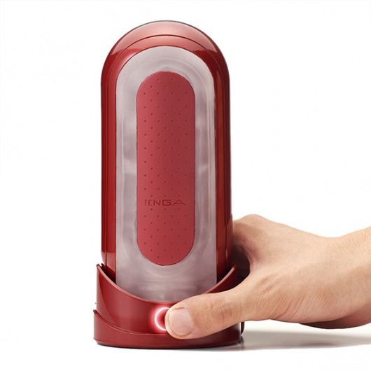 Красный мастурбатор Flip Zero Red   Warmer с подогревом - Tenga - в Ярославле купить с доставкой