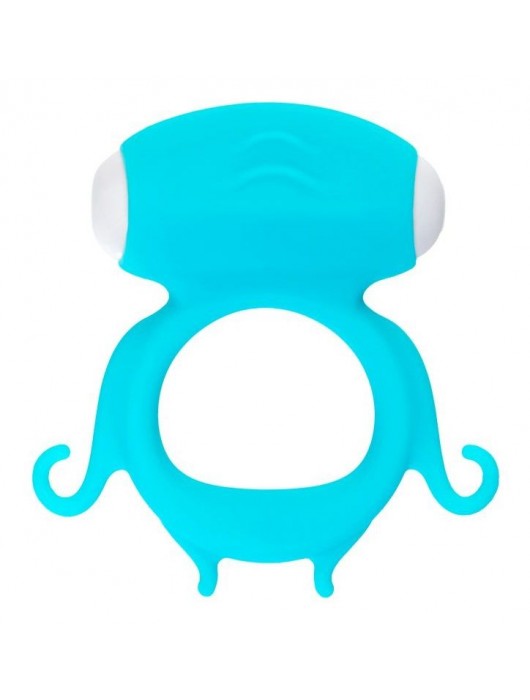 Голубое виброкольцо на пенис Sair - A-toys - в Ярославле купить с доставкой