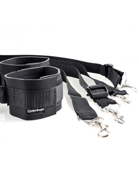 Набор для бондажа Cuff And Tether Set - Pipedream - купить с доставкой в Ярославле