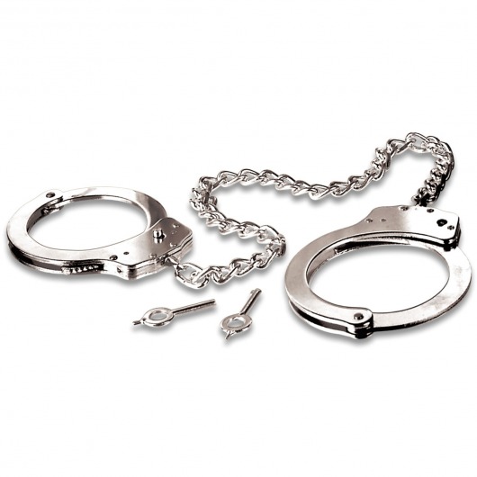 Металлические наручники Metal Leg Cuffs - Pipedream - купить с доставкой в Ярославле