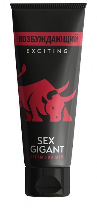 Возбуждающий крем для мужчин Sex Gigant - 80 мл. - Миагра - купить с доставкой в Ярославле