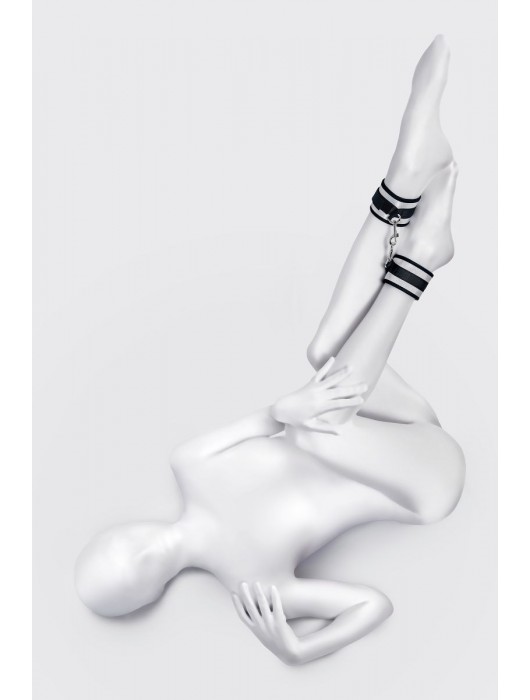 Серебристо-черные оковы Anonymo - ToyFa - купить с доставкой в Ярославле