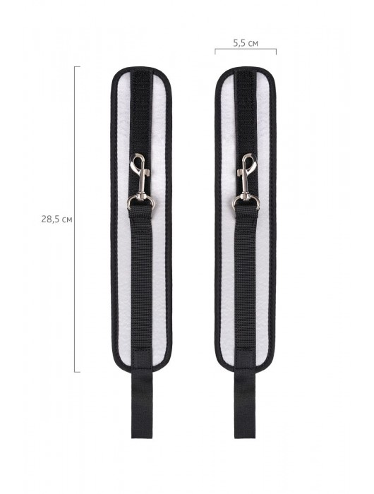 Серебристо-черные оковы Anonymo - ToyFa - купить с доставкой в Ярославле