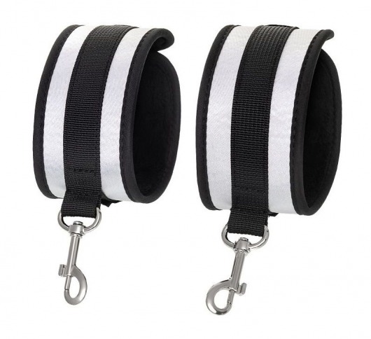 Серебристо-черные оковы Anonymo - ToyFa - купить с доставкой в Ярославле