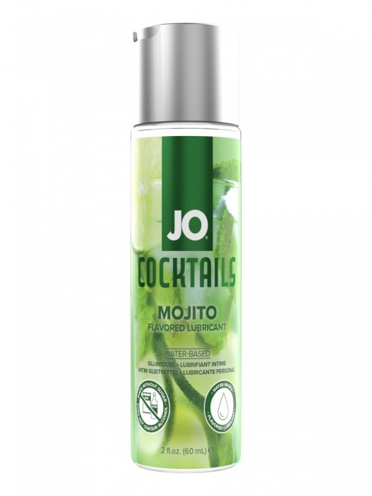 Вкусовой лубрикант на водной основе JO Cocktails Mojito - 60 мл. - System JO - купить с доставкой в Ярославле