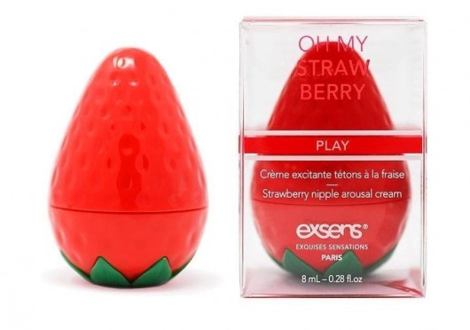 Крем для стимуляции сосков Oh My Strawberry - 8 мл. - Exsens - купить с доставкой в Ярославле