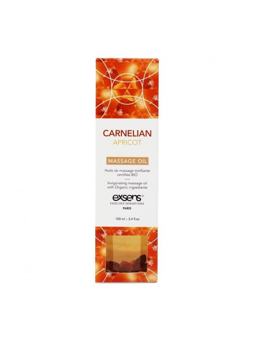 Органическое массажное масло CARNELIAN APRICOT - 100 мл. - Exsens - купить с доставкой в Ярославле