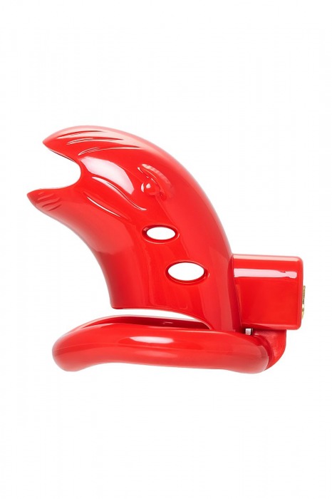 Красный мужской пояс верности из пластика - ToyFa - купить с доставкой в Ярославле