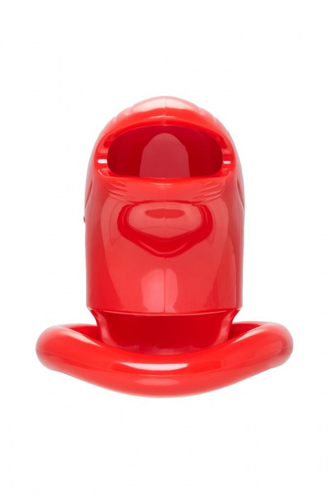 Красный мужской пояс верности из пластика - ToyFa - купить с доставкой в Ярославле