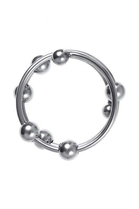 Большое металлическое кольцо под головку пениса - ToyFa - купить с доставкой в Ярославле