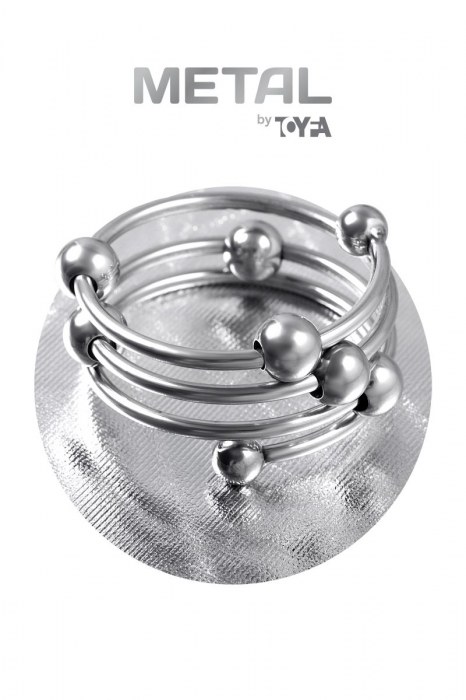Большое металлическое кольцо под головку пениса - ToyFa - купить с доставкой в Ярославле