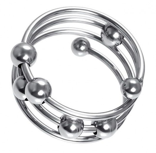 Большое металлическое кольцо под головку пениса - ToyFa - купить с доставкой в Ярославле