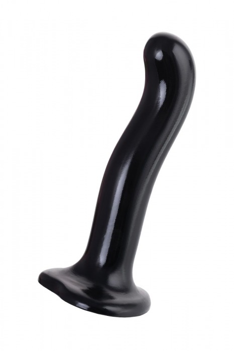 Черный стимулятор для пар P G-Spot Dildo Size M - 18 см. - Strap-on-me - в Ярославле купить с доставкой