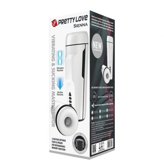 Вибромастурбатор Sienna с функцией всасывания - Baile - в Ярославле купить с доставкой