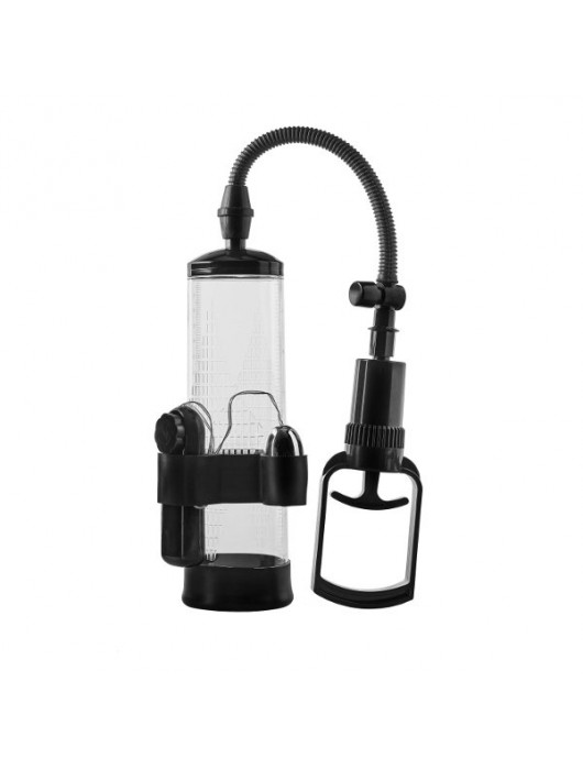 Прозрачная вакуумная помпа с вибрацией Vibrating Penis Pump - Dream Toys - в Ярославле купить с доставкой