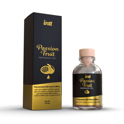 Массажный гель с ароматом маракуйи Passion Fruit - 30 мл. - INTT - купить с доставкой в Ярославле