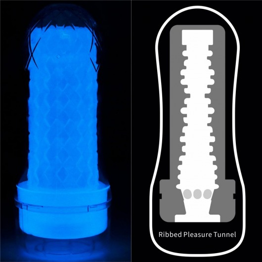 Светящийся в темноте мастурбатор Lumino Play Masturbator Ribbed - Lovetoy - в Ярославле купить с доставкой