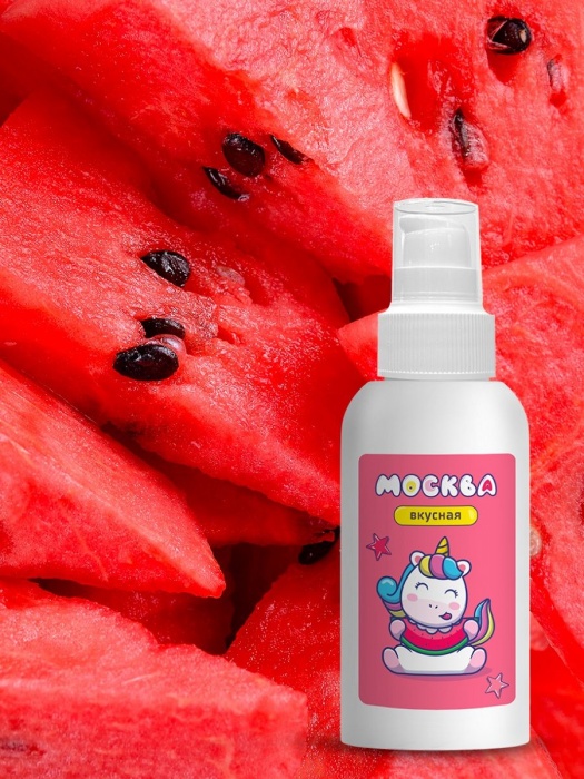 Универсальная смазка с ароматом арбуза  Москва Вкусная  - 100 мл. - Москва - купить с доставкой в Ярославле