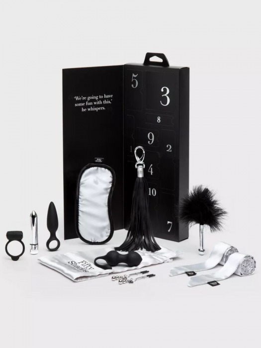Эротический набор Pleasure Overload 10 Days of Play Gift Set - Fifty Shades of Grey - купить с доставкой в Ярославле