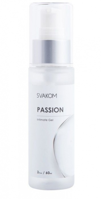 Смазка на водной основе Passion Intimate Gel - 60 мл. - Svakom - купить с доставкой в Ярославле