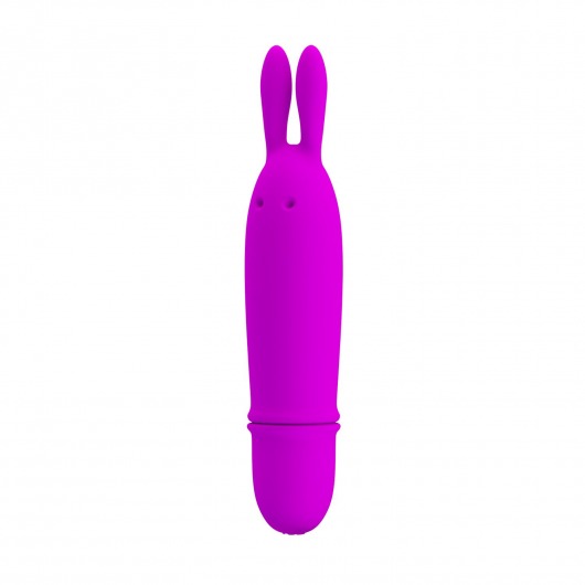 Лиловый вибратор с ушками Boyce - 12,7 см. - Baile