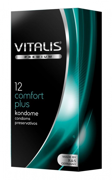 Контурные презервативы VITALIS PREMIUM comfort plus - 12 шт. - Vitalis - купить с доставкой в Ярославле