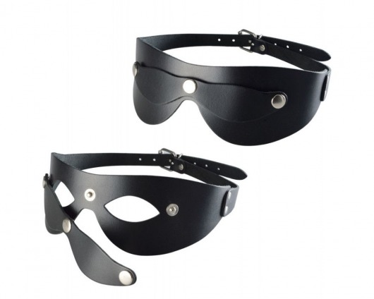 Черная кожаная маска  Новичок - Sitabella - купить с доставкой в Ярославле