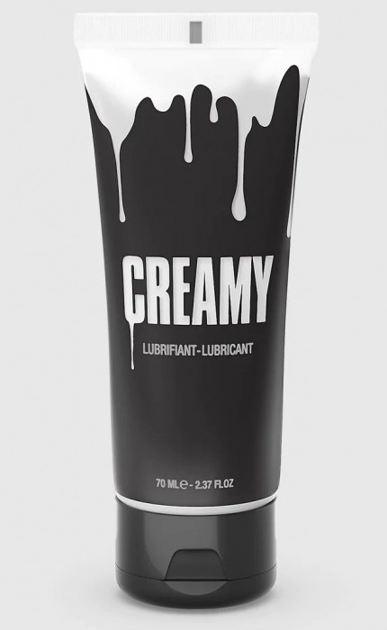 Смазка на водной основе Creamy с консистенцией спермы - 70 мл. - Strap-on-me - купить с доставкой в Ярославле