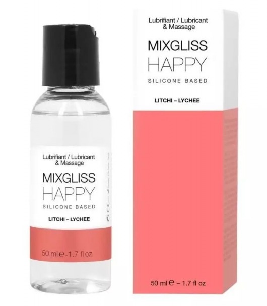 Смазка на силиконовой основе Mixgliss Happy - 50 мл. - Mixgliss - купить с доставкой в Ярославле