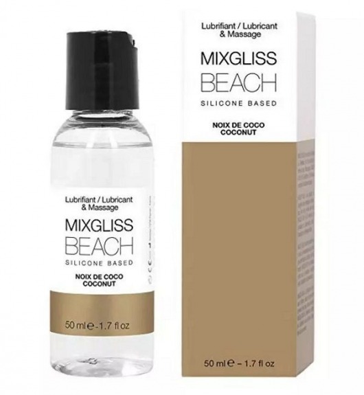 Смазка на силиконовой основе Mixgliss Beach - 50 мл. - Mixgliss - купить с доставкой в Ярославле