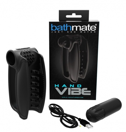 Черный вибромастурбатор Hand Vibe - Bathmate - в Ярославле купить с доставкой