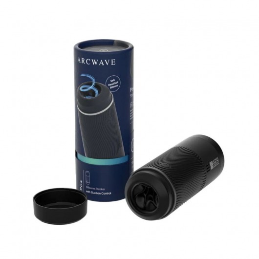 Черный мастурбатор с контролем всасывания Arcwave Pow Stroker - Arcwave - в Ярославле купить с доставкой