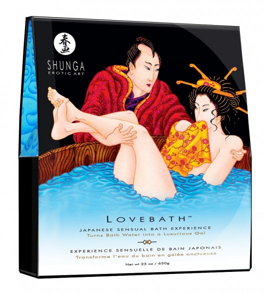 Соль для ванны Lovebath Ocean temptation, превращающая воду в гель - 650 гр. - Shunga - купить с доставкой в Ярославле