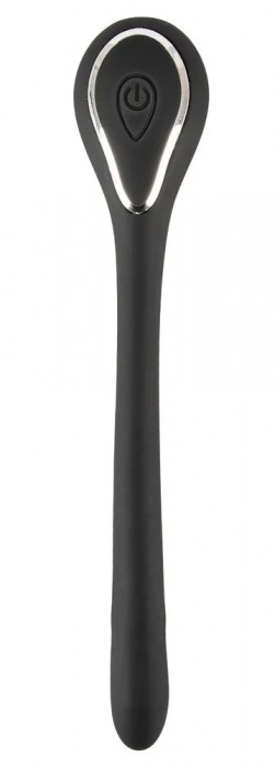 Черный гибкий уретральный стимулятор с вибрацией Vibrating Bendable Dilator - 13,5 см. - Orion - купить с доставкой в Ярославле