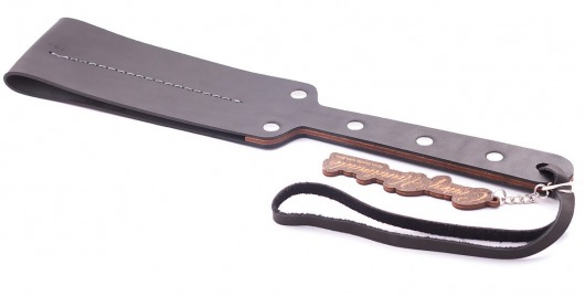 Гладкий мягкий удлиненный пэддл с заклепками - 32 см. - Crazy Handmade - купить с доставкой в Ярославле