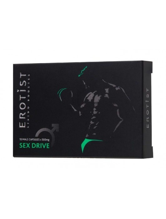 Капсулы для мужчин для повышения либидо Erotist SEX DRIVE - 10 капсул (500 мг.) - Erotist Libido Booster - купить с доставкой в Ярославле