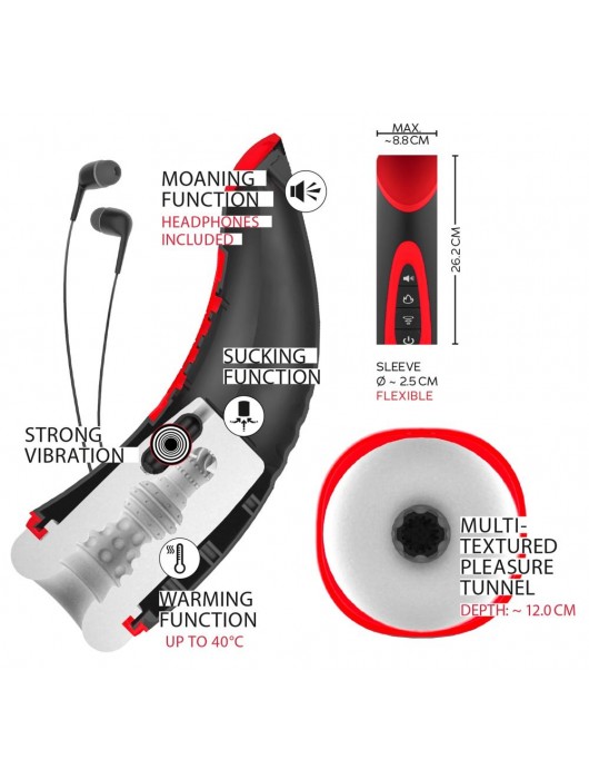 Автоматический мастурбатор WYNE 03 с подогревом - Orion - в Ярославле купить с доставкой