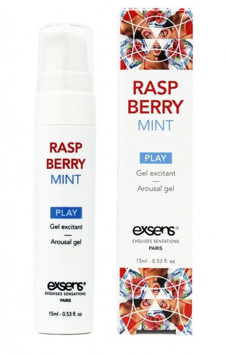 Возбуждающий гель Raspberry Mint с ароматом малины и мяты - 15 мл. - Exsens - купить с доставкой в Ярославле