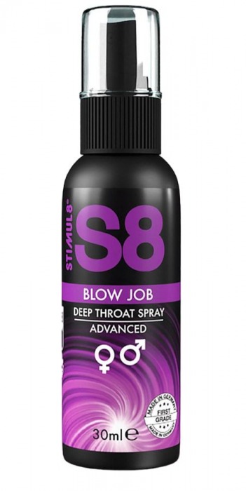 Лубрикант для орального секса S8 Deep Throat Spray - 30 мл. - Stimul8 - купить с доставкой в Ярославле