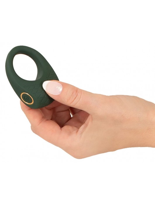 Зеленое эрекционное виброкольцо Luxurious Vibro Cock Ring - Orion - в Ярославле купить с доставкой