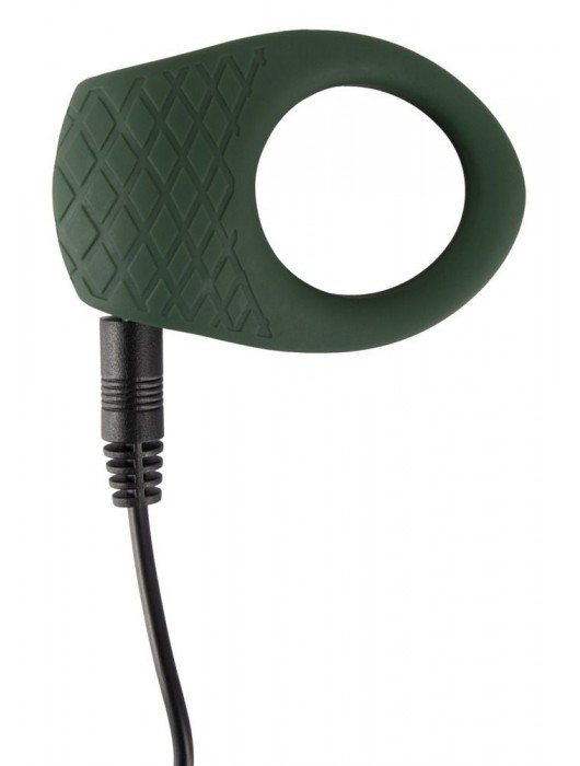 Зеленое эрекционное виброкольцо Luxurious Vibro Cock Ring - Orion - в Ярославле купить с доставкой