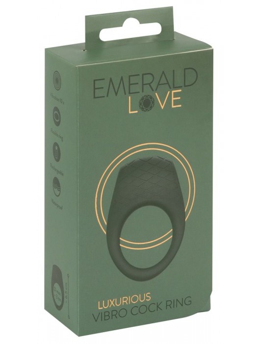 Зеленое эрекционное виброкольцо Luxurious Vibro Cock Ring - Orion - в Ярославле купить с доставкой