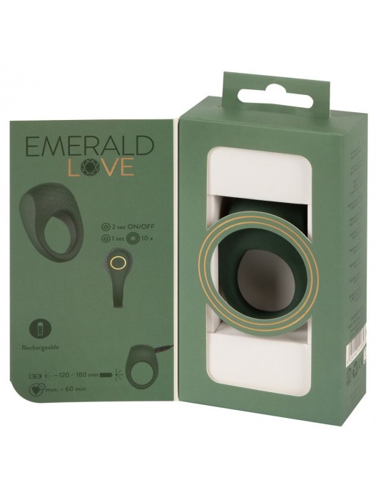 Зеленое эрекционное виброкольцо Luxurious Vibro Cock Ring - Orion - в Ярославле купить с доставкой