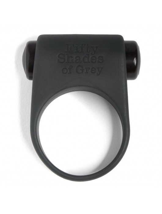 Серое эрекционное кольцо с вибрацией Feel It, Baby! - Fifty Shades of Grey - в Ярославле купить с доставкой