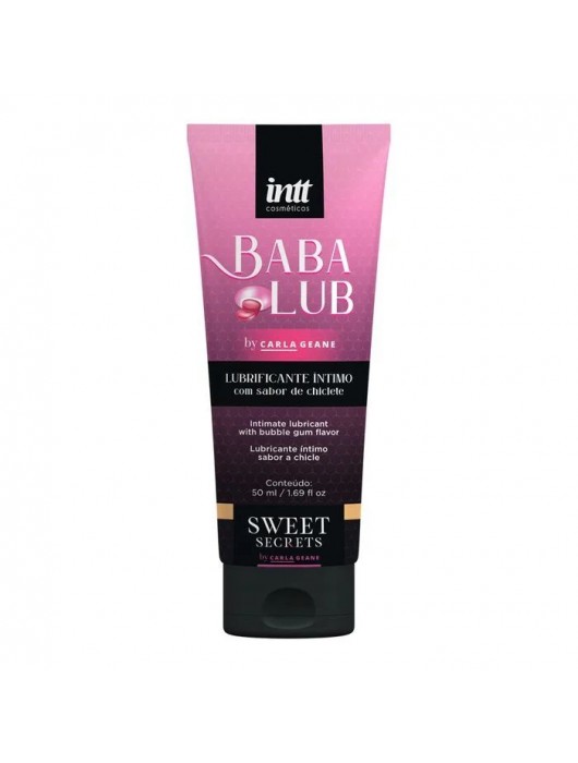 Лубрикант на водной основе Babalub с ароматом жвачки - 50 мл. - INTT - купить с доставкой в Ярославле