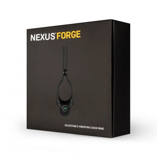 Черное эрекционное лассо с вибрацией Nexus Forge - Nexus Range - в Ярославле купить с доставкой