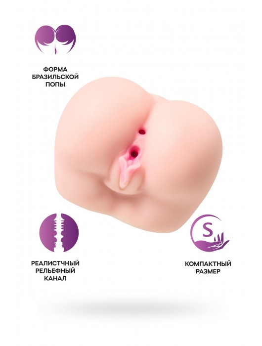 Реалистичный мастурбатор Paula с 2 любовными тоннелями - ToyFa - в Ярославле купить с доставкой
